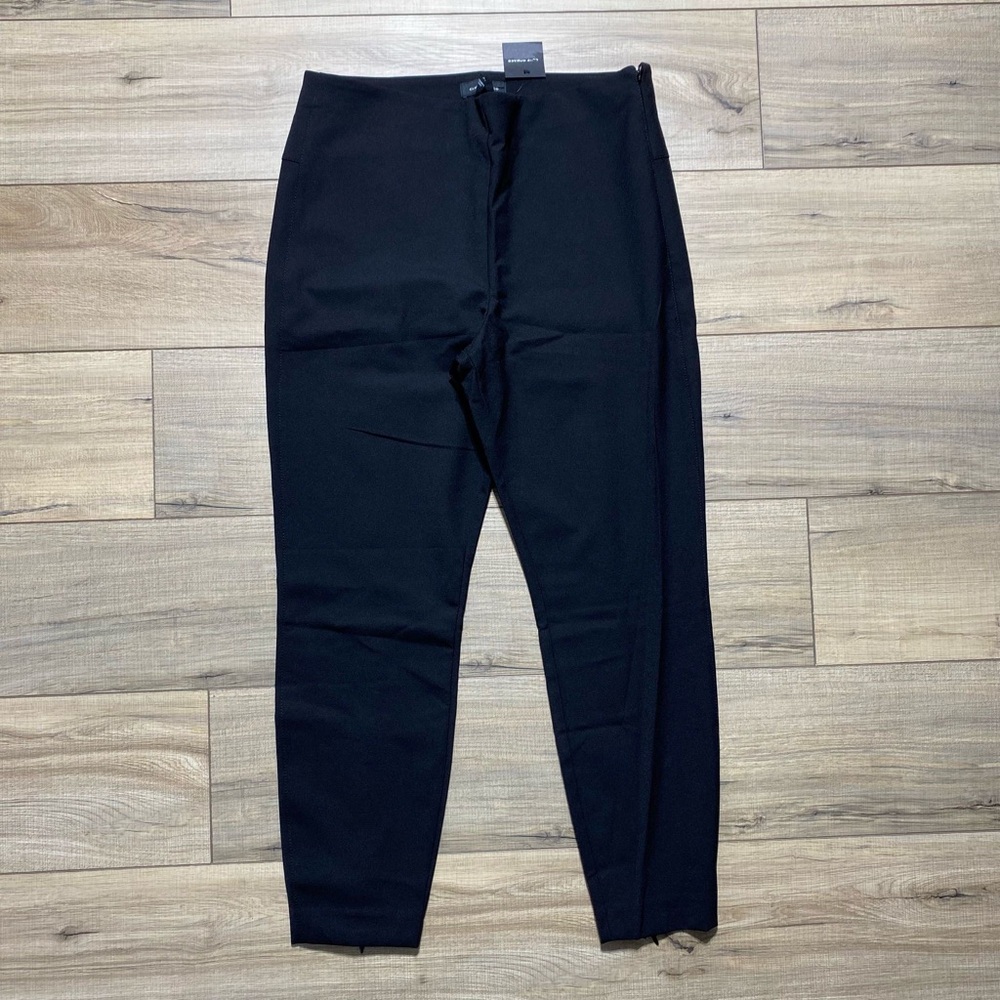 Club Monaco Womens Farem Legging Slim Fit‎ Zip Ankle Size 10 Black